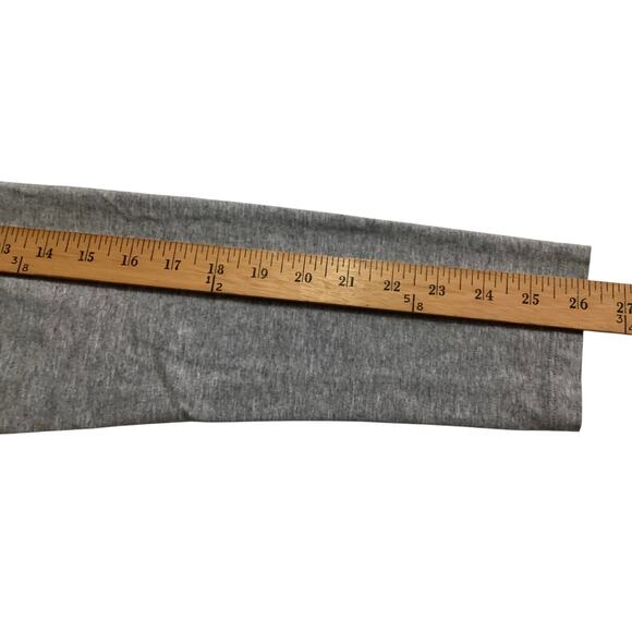 Sundance Maternity/Postpartum faux wrap ruched sided shirt gray size XL - Picture 6 of 8